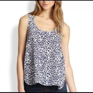 Joie Neely Leopard print tank, silk size M